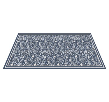 Vinyl Teppich Küche kunstvolles blumendesign - TenStickers