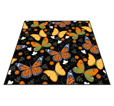 Vinyl Teppich Tiere schmetterlingsmotiv - TenStickers