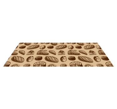 Vinyl Teppich Steinoptik eleganz bei backwaren - TenStickers