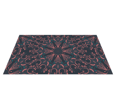 Vinyl Teppich Tiere paisley-oktopus - TenStickers