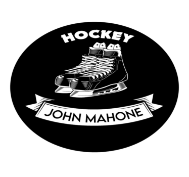 Vinylteppich mit Namen Skate-eishockey - TenStickers