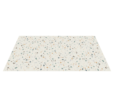 Vinyl Teppich Wohnzimmer terazzo - TenStickers
