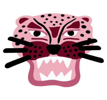 Vinyl Teppich kindlich wilder leopardenkopf - TenStickers