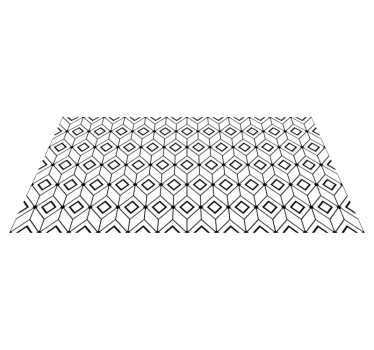 Vinyl Teppich Küche Athens geometrischer flieseneffekt - TenStickers