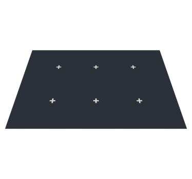Vinyl Teppich minimalistisch dunkles geometrisches muster - TenStickers