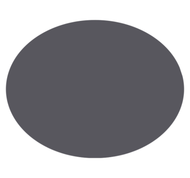 Vinyl Teppich grau rund einfarbig - TenStickers