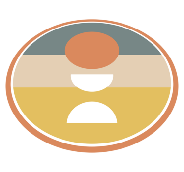 Vinyl Teppich minimalistisch kreisförmige farbharmonie - TenStickers