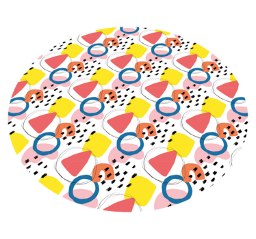 Vinyl Teppich minimalistisch lebendige formarrangements - TenStickers