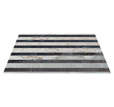Vinyl Teppich Steinoptik gestreiftes steinmuster - TenStickers