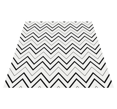 Vinyl teppich minimalistisch im chevron-stil - TenStickers