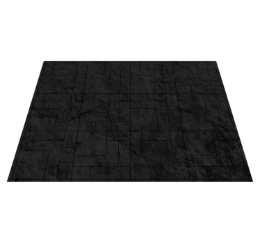 Vinyl Teppich Steinoptik strukturierte schwarze oberfläche - TenStickers