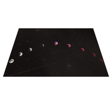 Vinyl Teppich kindlich planetenkonstellation - TenStickers