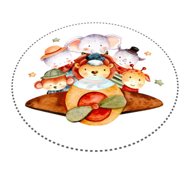 Vinyl Teppich Kinder begleiter für kinder - TenStickers