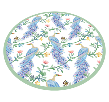Vinyl Teppich Tiere gefiederte eleganz - TenStickers