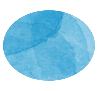 Abstraktes blaues Kreis-Design Vinyl Teppich Minimalistisch - TenStickers