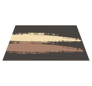 Vinyl teppich minimalistisch mit nordischem streifenmuster - TenStickers