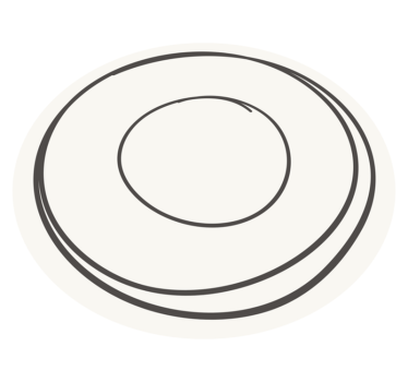 Vinyl teppich minimalistisch rosa kreismuster - TenStickers