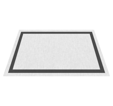 Vinylteppich minimalistisch weiß und Grau Teplon - TenStickers