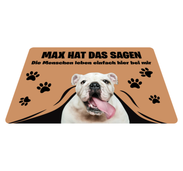 Vinylteppich Diele personalisiert Foto-Haustier - TenStickers
