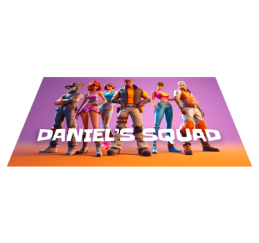 Vinylteppich Schlafzimmer Gaming Squad - TenStickers