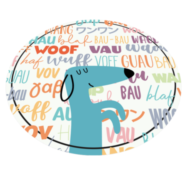 Vinyl Teppich Hund Hundegeräusche - TenStickers