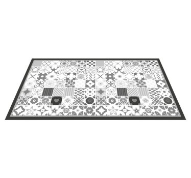 Vinyl Teppich Badezimmer graue Trujillo Fliesen - TenStickers