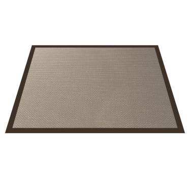 Vinyl Teppich beige dunklere farbkontur - TenStickers