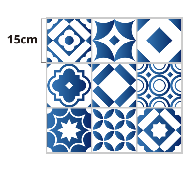 Vinyl teppich küche elegante fliesen - TenStickers