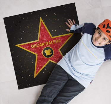 Personalisierbarer hollywood vinyl teppich - TenStickers