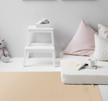 Vinyl teppich beige neutrale beige oberfläche - TenStickers