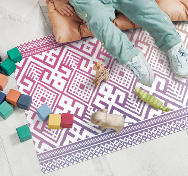 Vinyl Teppich Kinder geometrische spielzeit - TenStickers