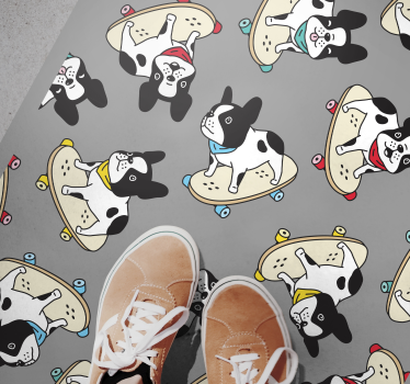 Vinyl Teppich Kinder muster für schlittschuhläufer - TenStickers
