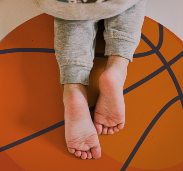 Vinyl Teppich kindlich basketball-muster - TenStickers