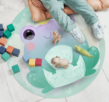 Vinyl Teppich kindlich cartoon-wasserfreunde - TenStickers