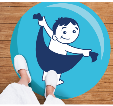 Vinyl Teppich kindlich fröhliches kinderspiel - TenStickers