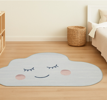 Vinyl Teppich kindlich nickerchen-wolkendesign - TenStickers