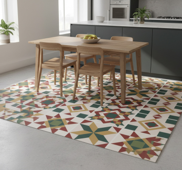 Vinyl teppich küche mit sternen zementdesign - TenStickers