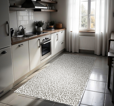 Vinyl Teppich Küche Ruskin Graumuster - TenStickers