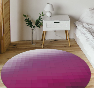 Vinyl Teppich minimalistisch farbverlaufskugel - TenStickers
