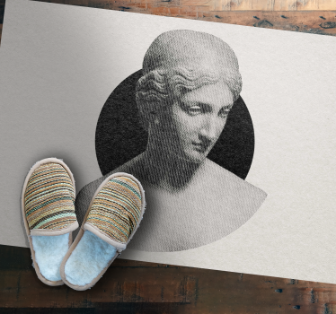 Vinyl Teppich minimalistisch klassisches skulpturenprofil - TenStickers