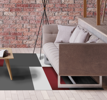 Vinyl Teppich minimalistisch minimalistische blöcke - TenStickers