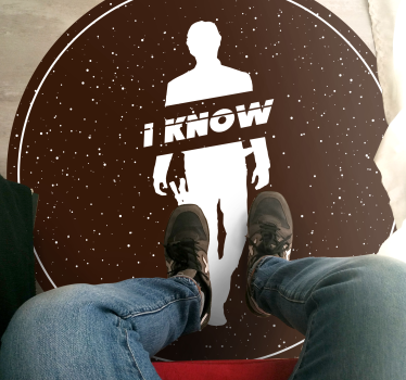 Vinyl teppich minimalistisch mit stilvollem statement - TenStickers