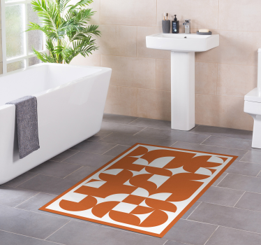 Vinyl Teppich minimalistisch moderne formen - TenStickers
