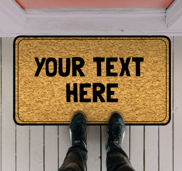 Vinyl Teppich mit Namen anpassbare texteingabe - TenStickers