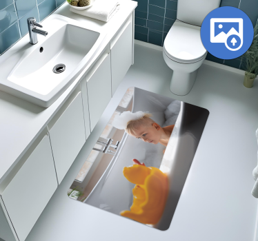 Vinyl Teppich mit Namen personalisiertes bild - TenStickers