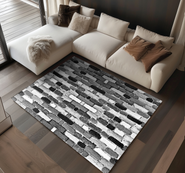 Vinyl Teppich Steinoptik realistische kopfsteinpflaster - TenStickers