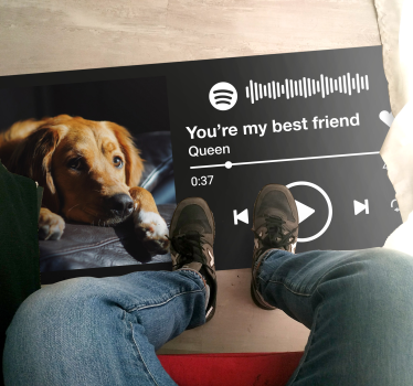 Vinyl Teppich Text benutzerdefinierte songanzeige - TenStickers