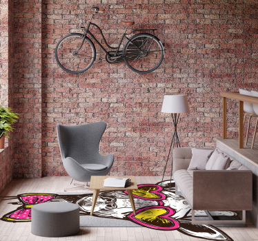 Giraffe mit Sonnenbrille Vinyl Teppich Tier  - TenStickers