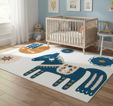 Vinyl teppich tiere bunte volkswesen - TenStickers