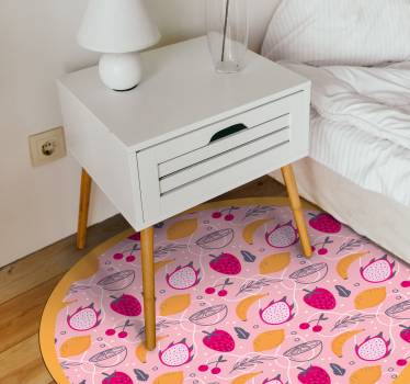 Vinyl Teppich Tiere fruchtiger genuss - TenStickers